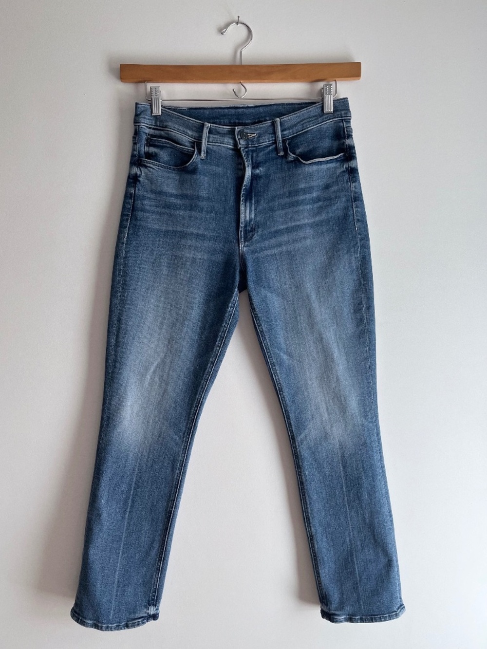 Mother "Dazzler" Mid Rise Straight Leg Ankle Jeans - Size 31